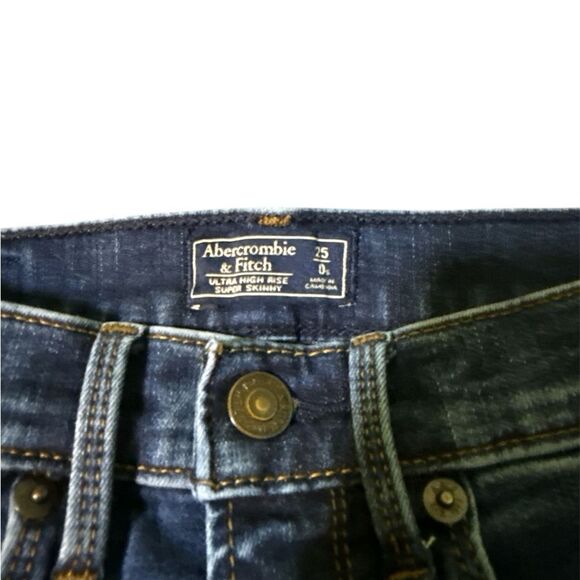 Abercrombie and fitch ultra high rise super skinny jeans - Picture 4 of 4